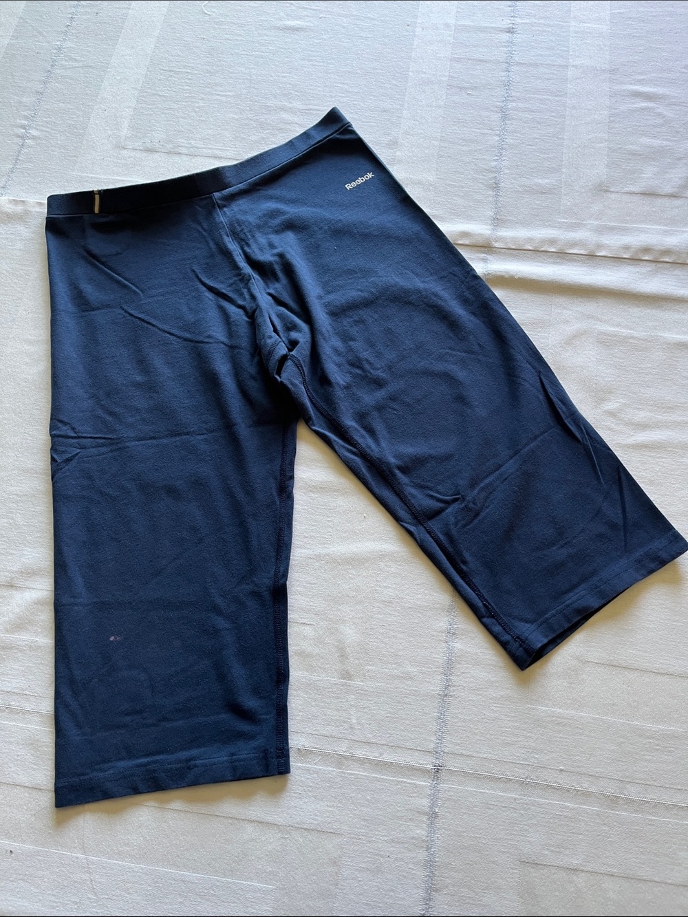 Reebok Navy Blue Performance Capri Leggings